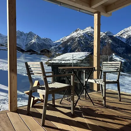Tiny Bishorn Mit Privatem Whirlpool Grächen