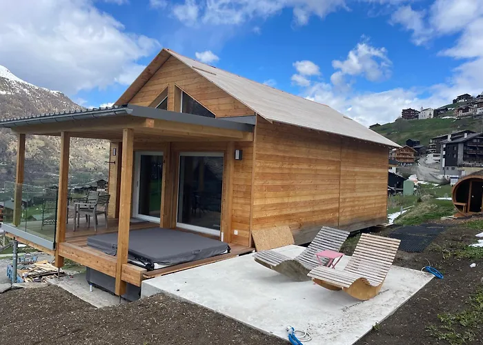 Tiny Bishorn Mit Privatem Whirlpool Holiday home Grachen